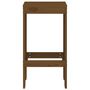 Voir la diapositive 4 : VIDAXL Tabourets lot de 2 marron miel 40x36x75 cm bois massif de pin