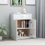 Voir la diapositive 3 : VIDAXL Buffet Blanc brillant 60x30x75 cm Bois d'ingenierie