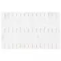 VIDAXL Tete de lit murale Blanc 95,5x3x60 cm Bois massif de pin