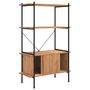 Voir la diapositive 3 : VIDAXL Etagere a 4 niveaux armoire 80x40x130cm Acier bois d'ingenierie