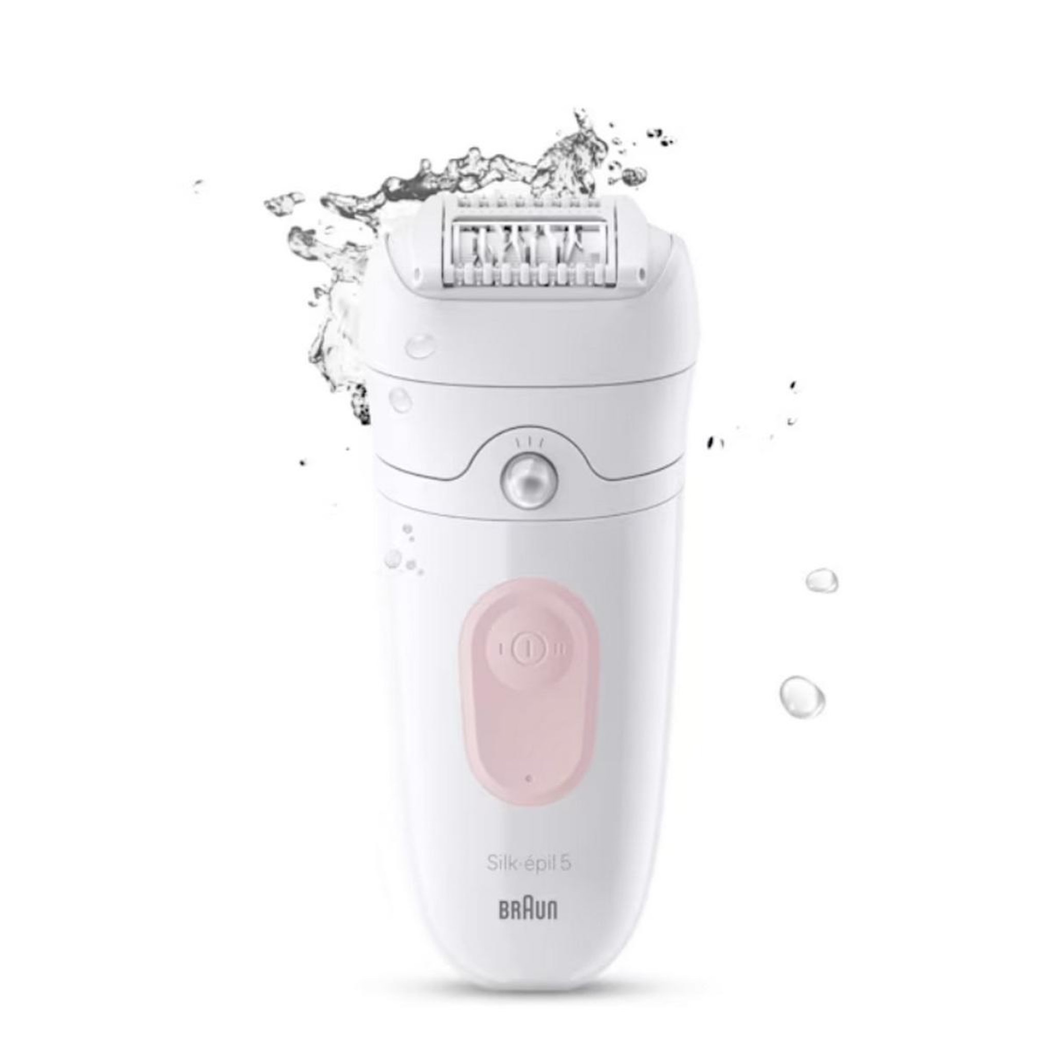 Voir la diapositive 3 : BRAUN Epilateur rechargeable blanc - EPIL-5-000