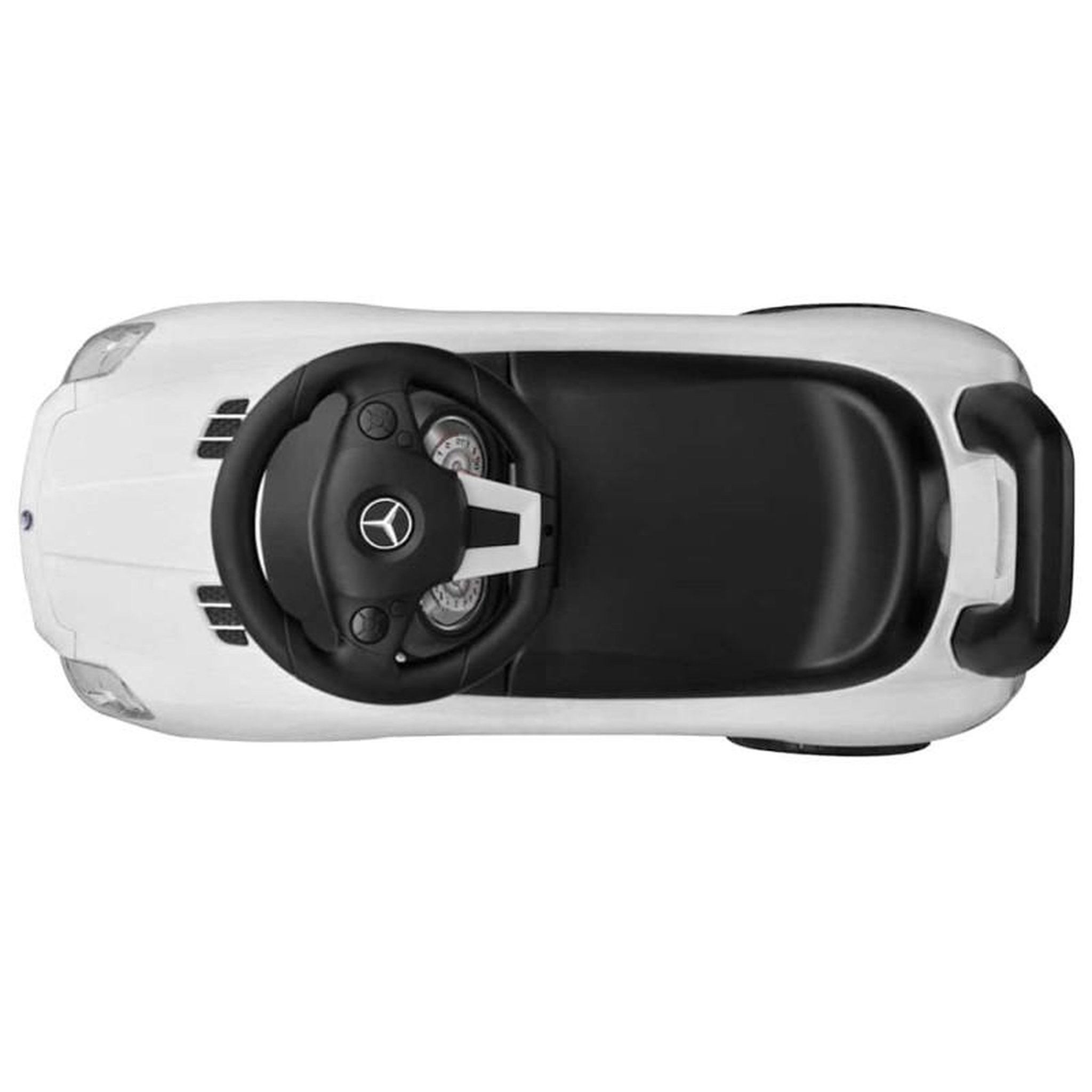 Voir la diapositive 4 : VIDAXL Voiture à pousser par pieds pour enfants blanc