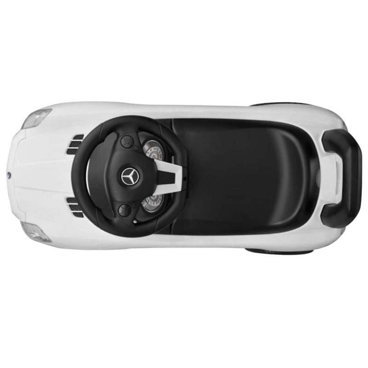 VIDAXL Voiture à pousser par pieds pour enfants blanc