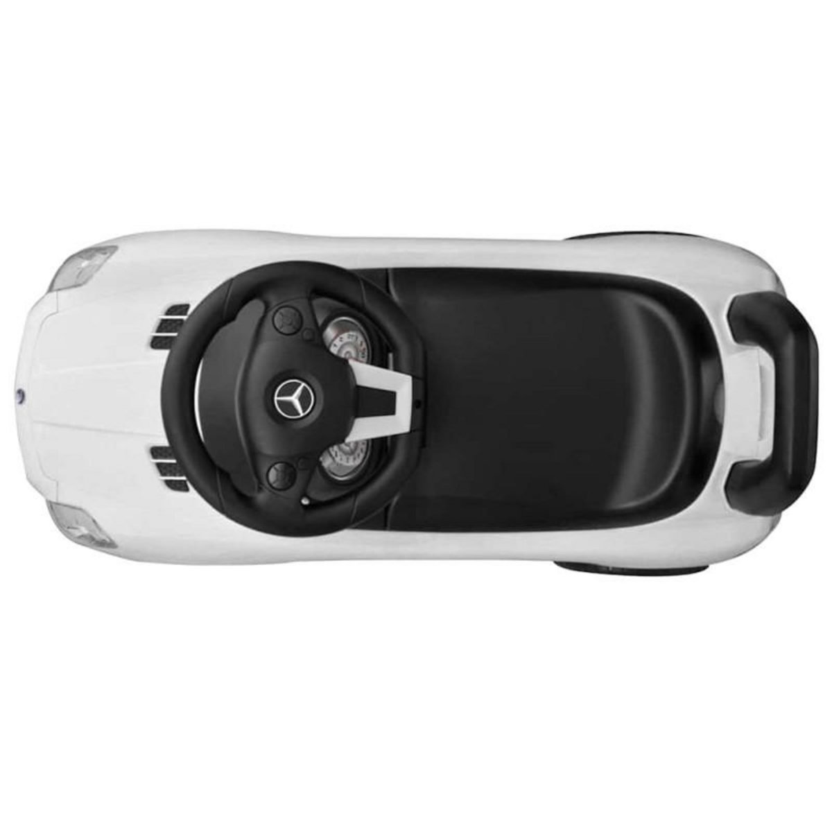 VIDAXL Voiture à pousser par pieds pour enfants blanc