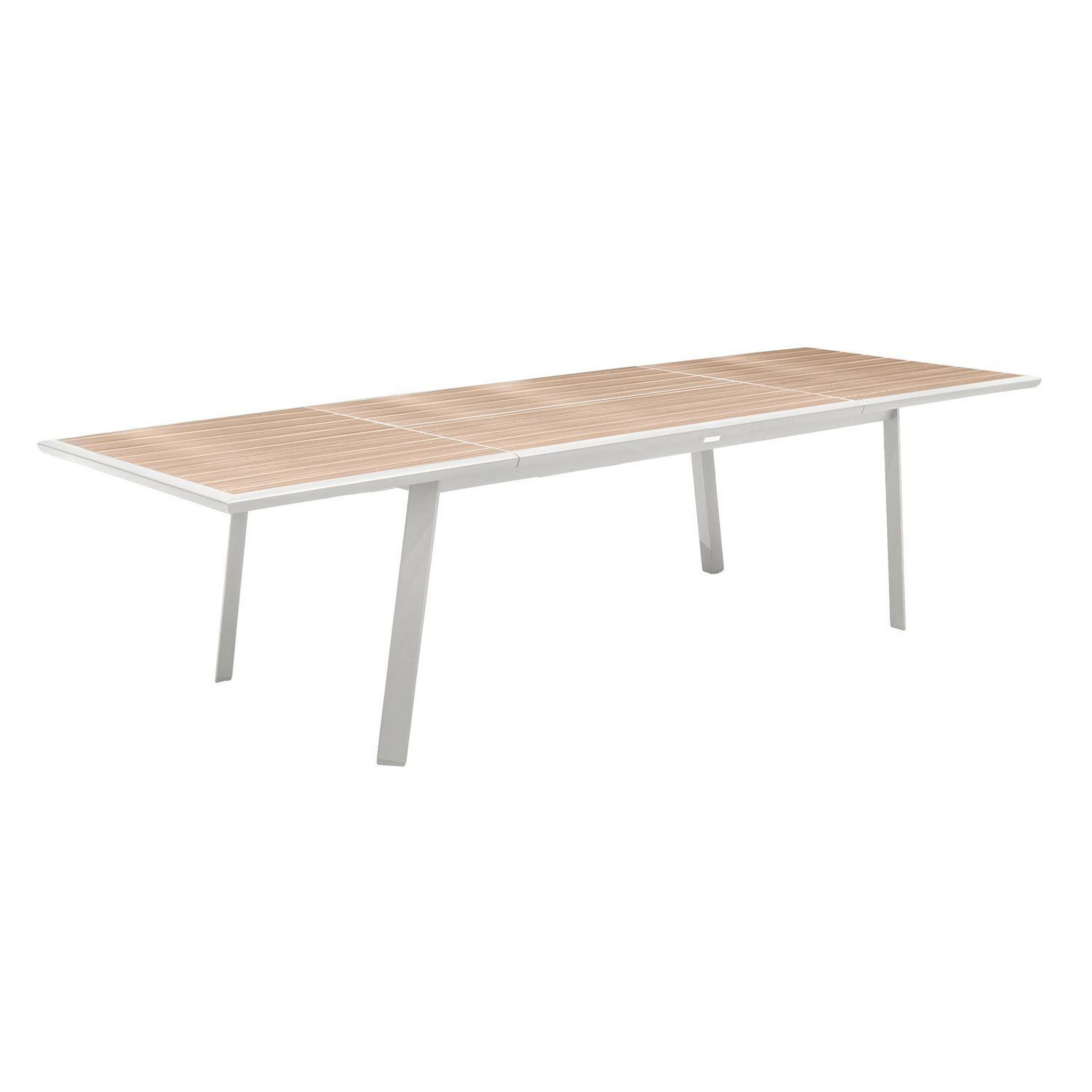HESPERIDE Table de jardin extensible Pavane en aluminium. Coloris disponibles : Beige