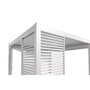 Voir la diapositive 4 : OMBREA Panneau brise-vue 1m blanc Aluminium pour pergola bioclimatique OMBREA®