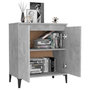 Voir la diapositive 3 : VIDAXL Buffet gris beton 60x35x70 cm bois d'ingenierie