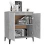 Voir la diapositive 3 : VIDAXL Buffet gris beton 60x35x70 cm bois d'ingenierie