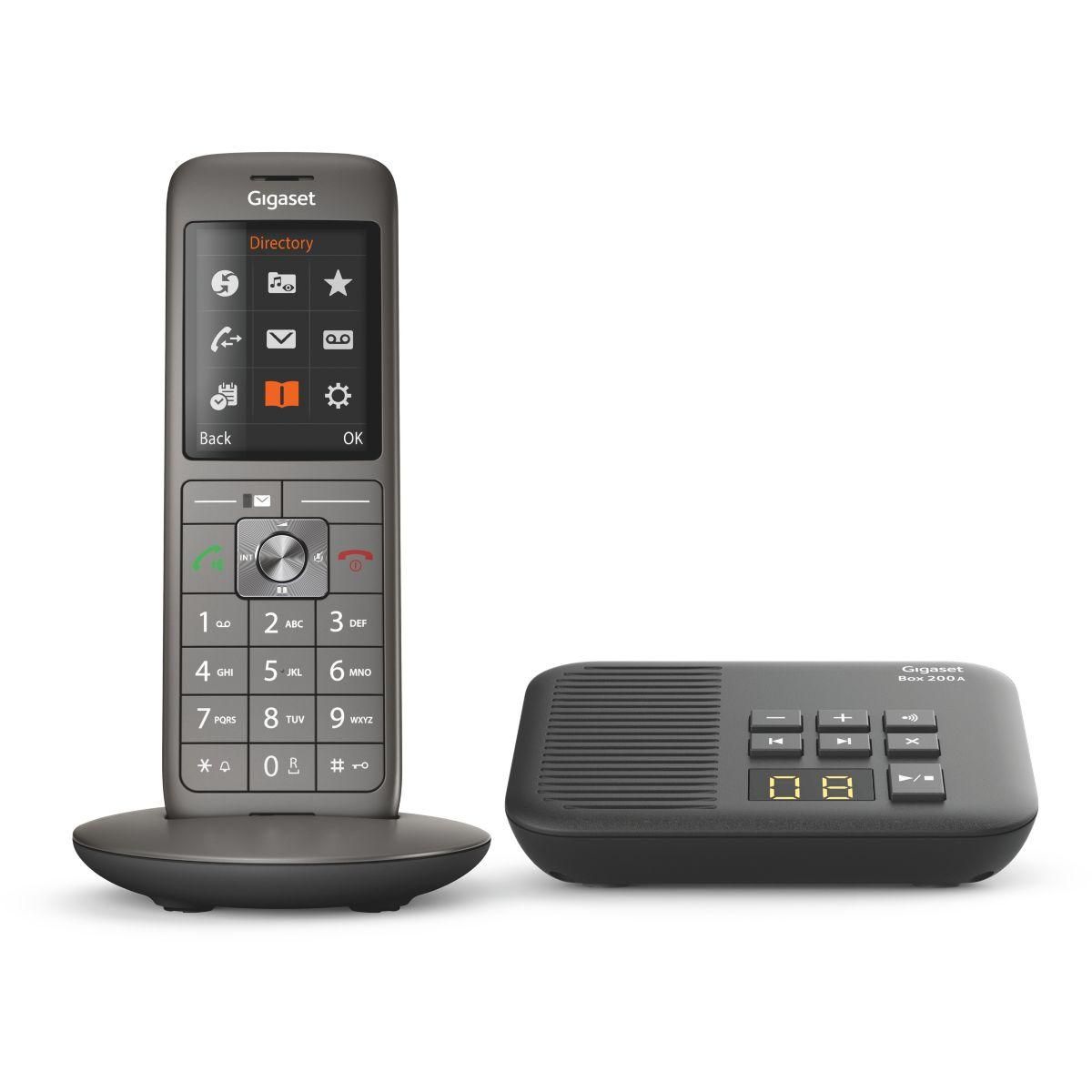 Siemens Téléphone sans fil eco dect blanc - GIGACL660A-SOLO