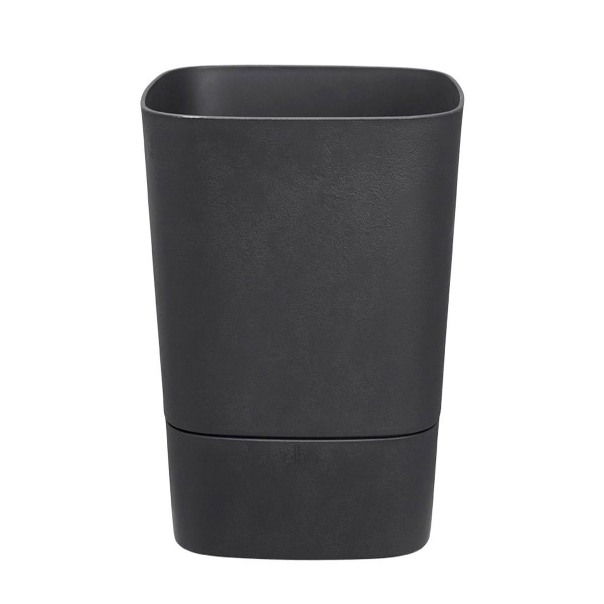 Voir la diapositive 1 : ELHO Pot de fleurs carré extérieur/intérieur 38 x 38 cm Elho Aqua Care Greensense gris charbon