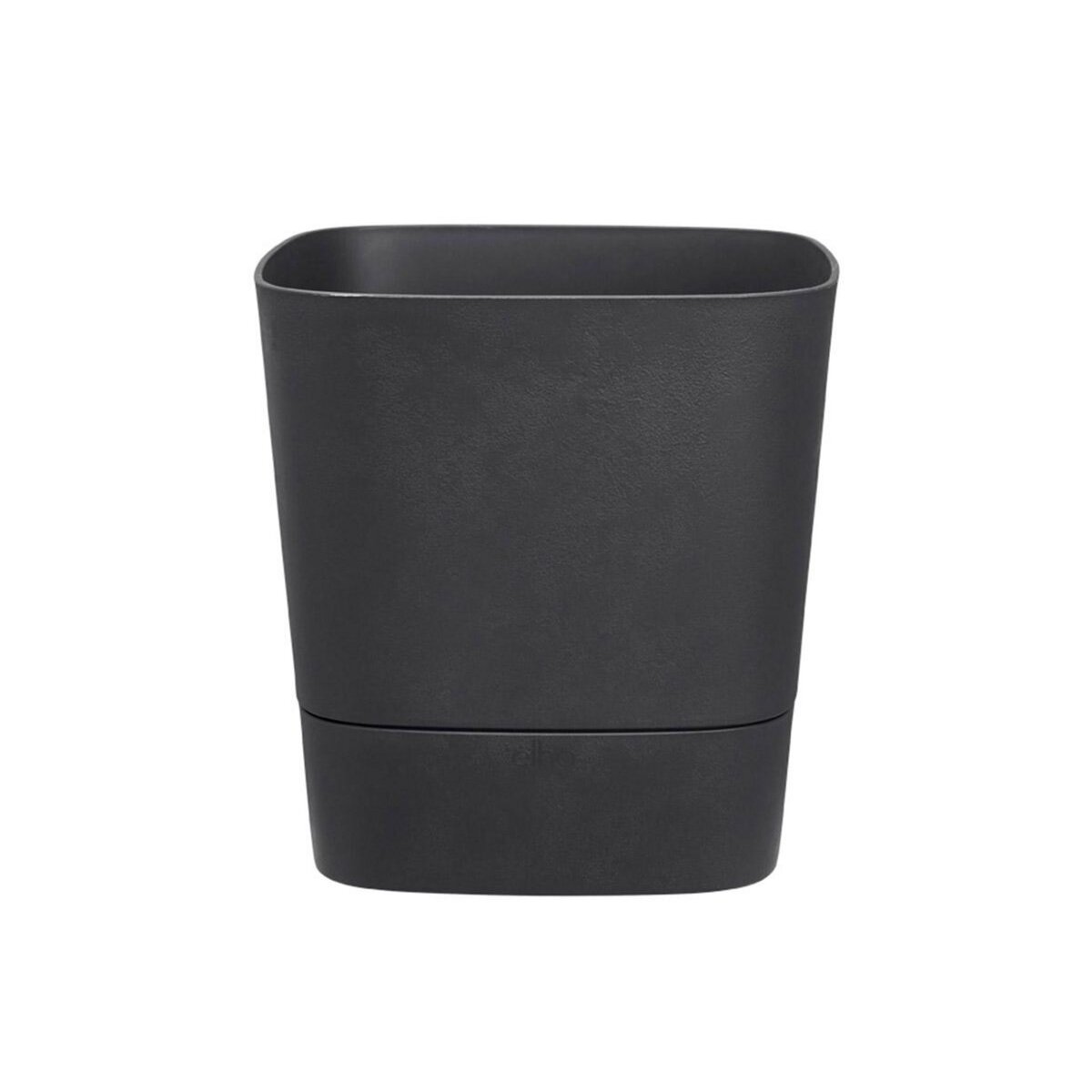 ELHO Pot de fleurs carré extérieur/intérieur 38 x 38 cm Elho Aqua Care Greensense gris charbon