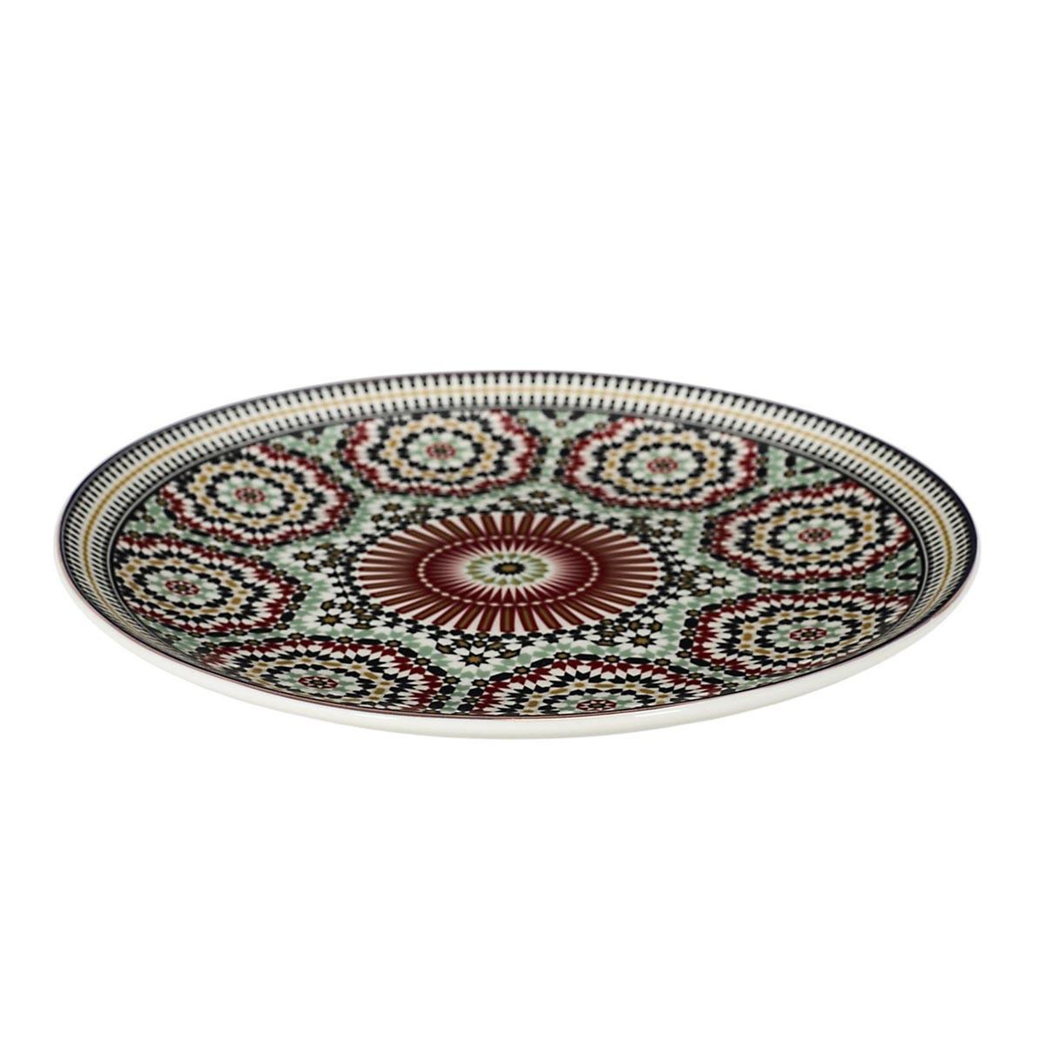 Voir la diapositive 2 : The Home Deco Factory Lot de 6 assiettes plates  zahra  26cm multicolore