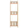 Voir la diapositive 3 : VIDAXL Etagere de stockage 3 niveaux 60x28,5x90 cm Bois de pin massif