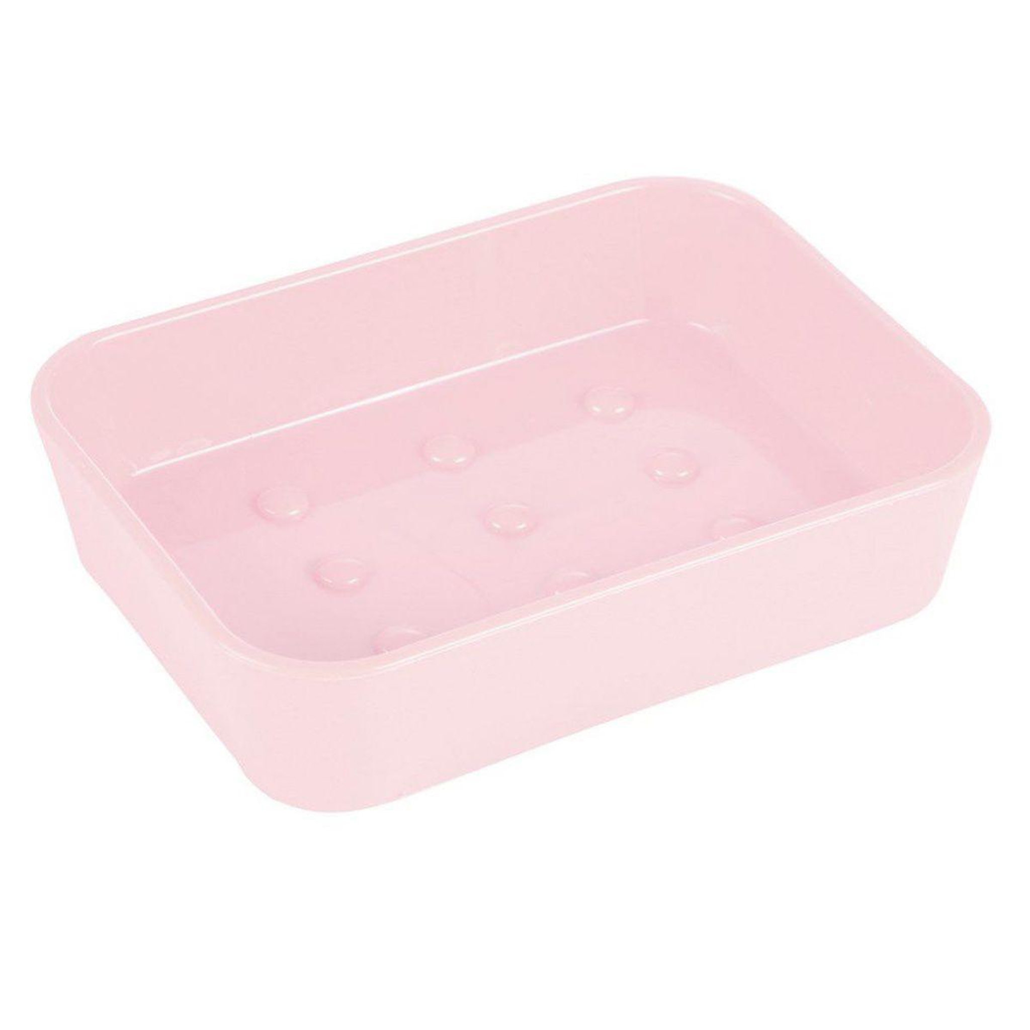 Douceur d'Intérieur Porte savon soft touch  vitamine ii  12cm rose
