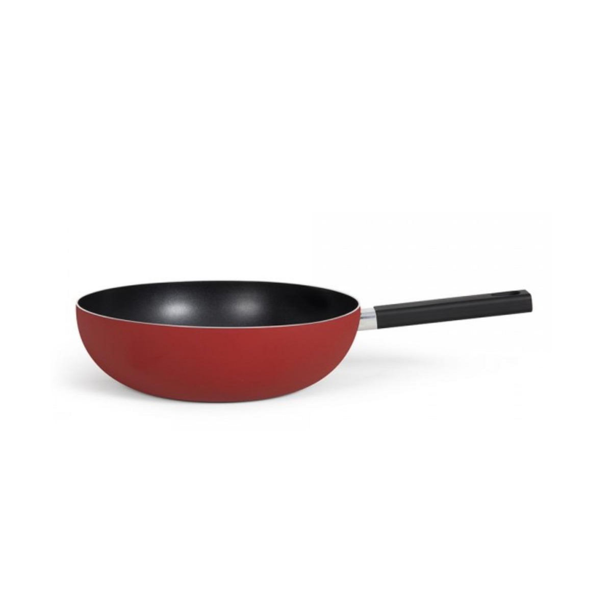 LIVOO Poêle wok aluminium 32cm rouge - MEP156R