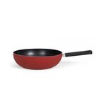 LIVOO Poêle wok aluminium 32cm rouge - MEP156R