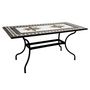 Voir la diapositive 1 :  Table de Repas en Mosaïque  Kipos  160cm Noir