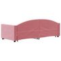 Voir la diapositive 5 : VIDAXL Lit de jour avec gigogne sans matelas rose 80x200 cm