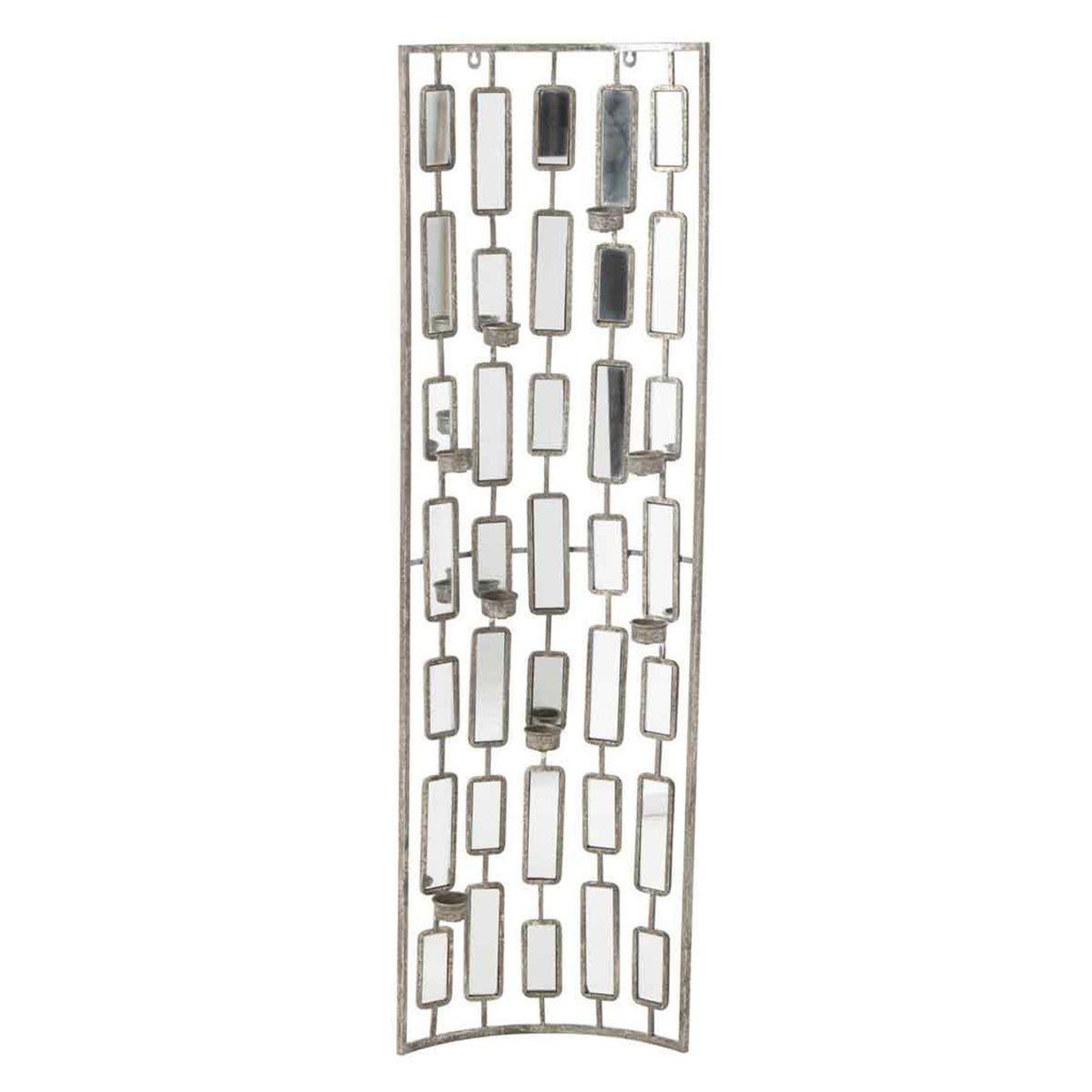 J-LINE Photophore avec Miroirs  Comenza  122cm Gris