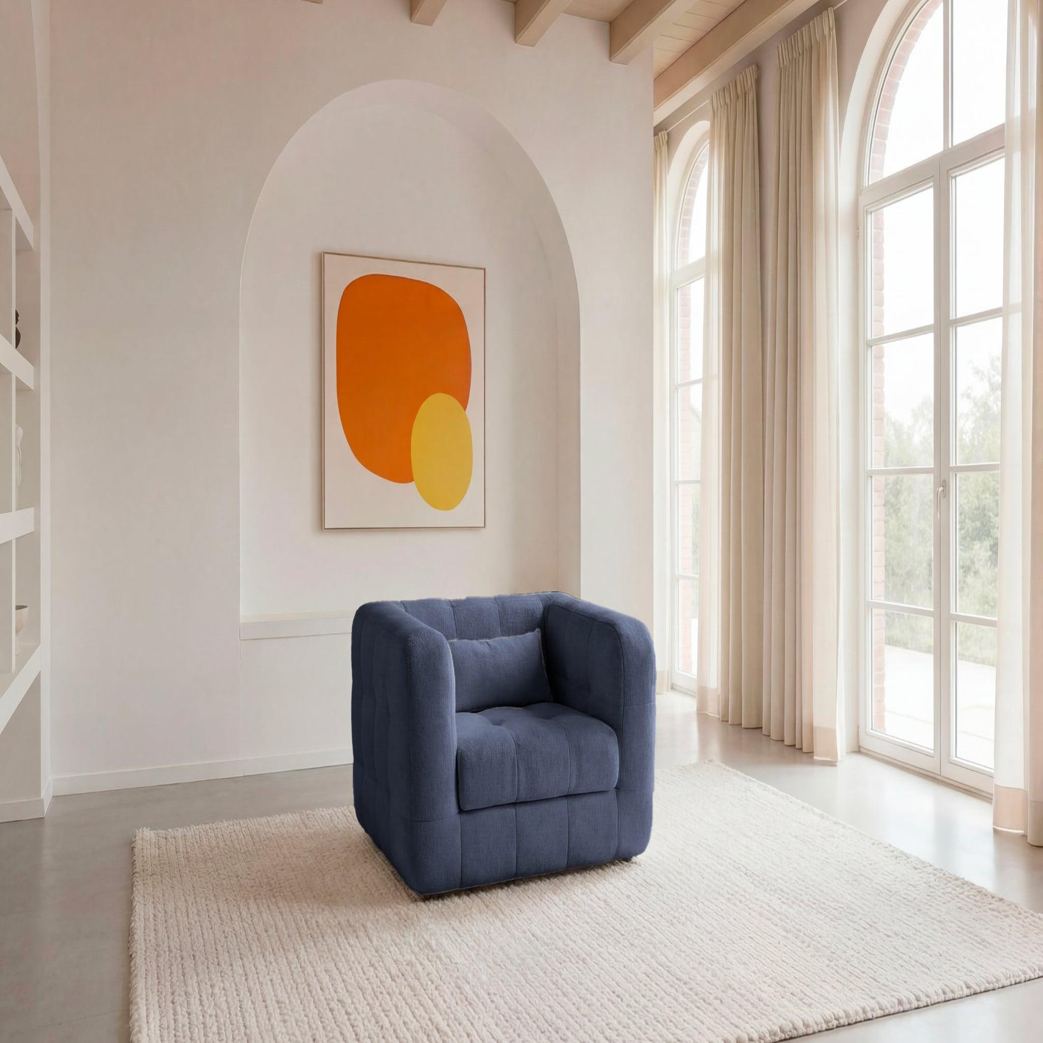 Voir la diapositive 2 : CASANOVA PARIS Arlette - fauteuil en tissu chenille