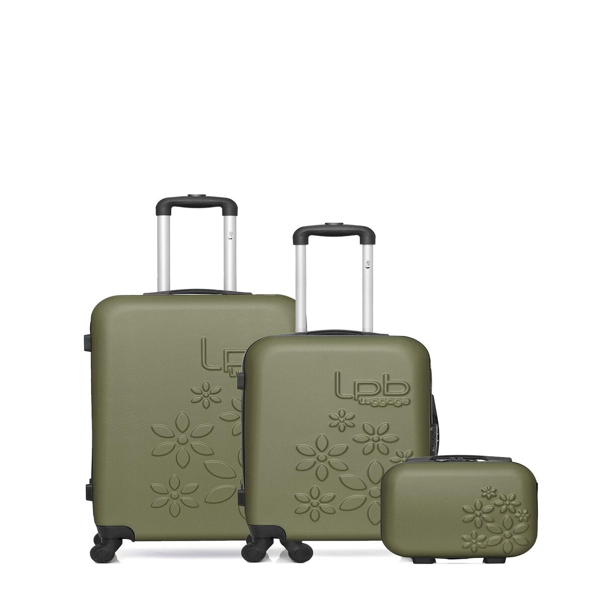 LES P'TITES BOMBES LPB Lot de 3 - Valises weekend, cabine et vanity ELEONOR