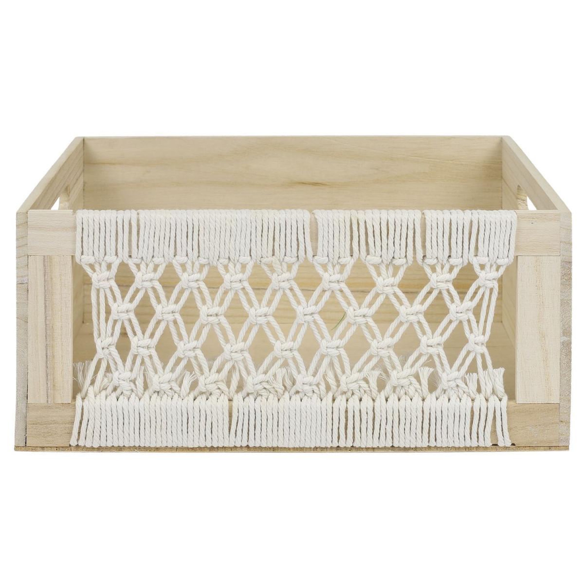 Voir la diapositive 2 : The Home Deco Factory Lot de 3 caisses gigognes  boho  35cm beige