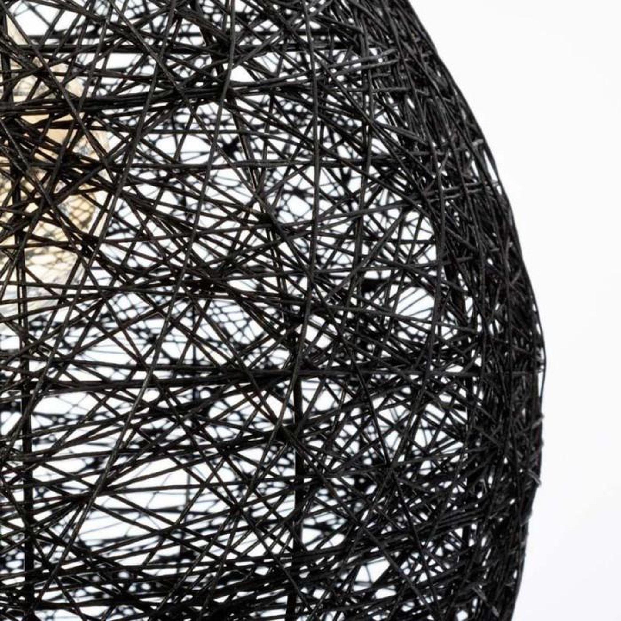 Voir la diapositive 3 : ATMOSPHERA Lampe Suspension Design  Mona  35cm Noir