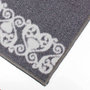 Voir la diapositive 2 : Paris Prix Tapis Déco Multi-Usage  Mathilda  50x120cm Gris