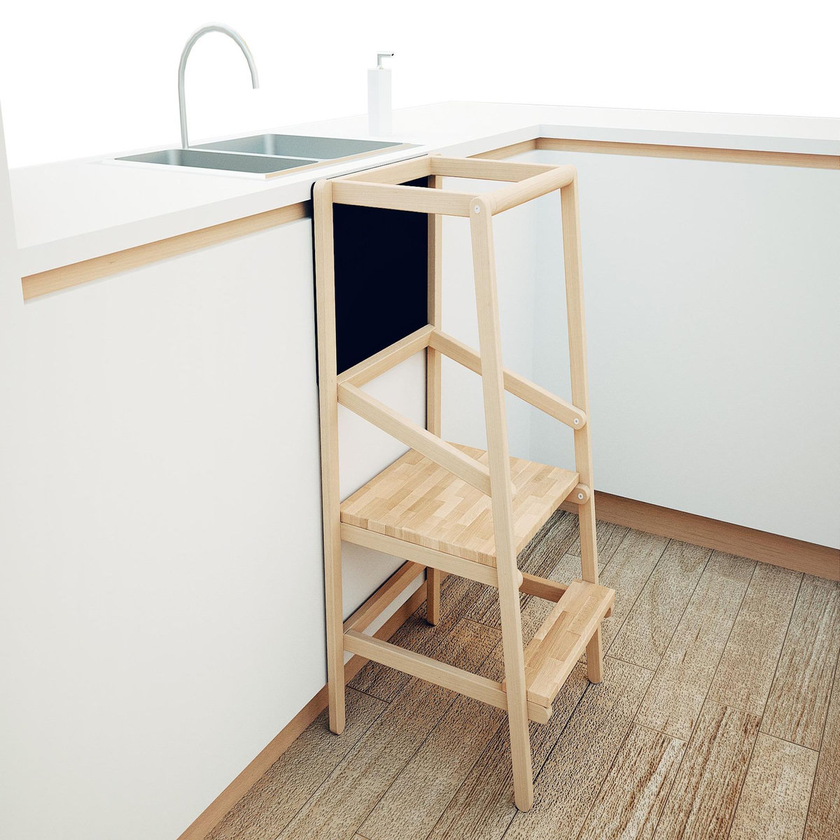 WEBABY WEBABY Tour d'observation/apprentissage enfant en bois