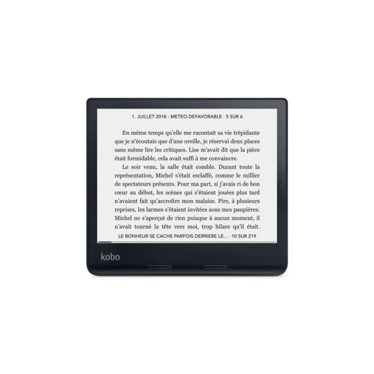 kobo Liseuse eBook Kobo Liseuse numerique Kobo by Fnac Sage 8 32 Go Noir Reconditionne A