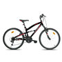 Voir la diapositive 1 : FREERIDER Vélo VTT 24'' Tout Suspendu   Freerider   Mixte pour enfant de taille à partir de 140 cm  - 18 Vitesses Indexées - Fourche télescopique - Dérailleur Shimano - Freins V-Brake et Jantes en aluminium