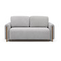 Voir la diapositive 1 : BEST MOBILIER Glendale - canapé droit 3 places - convertible avec coffre - en tissu bouclette