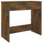 Voir la diapositive 2 : VIDAXL Bureau Chene fume 80x40x75 cm Bois d'ingenierie
