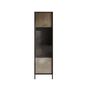 Voir la diapositive 2 : BEST MOBILIER Jules - vitrine - 1 porte - 55x203 cm