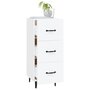 Voir la diapositive 4 : VIDAXL Buffet blanc 34,5x34x90 cm bois d'ingenierie