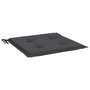 Voir la diapositive 5 : VIDAXL Coussins de chaise de jardin lot de 2 anthracite 40x40x3 cm