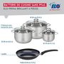 Voir la diapositive 2 : ELO Ensemble de 1 Poêle de cuisson 28 cm et 3 faitouts 14, 20 et 24 cm Elo Prima Brillant