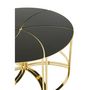 Voir la diapositive 5 : Paris Prix Lot de 6 Tables d'Appoint  Tornado  48cm Or
