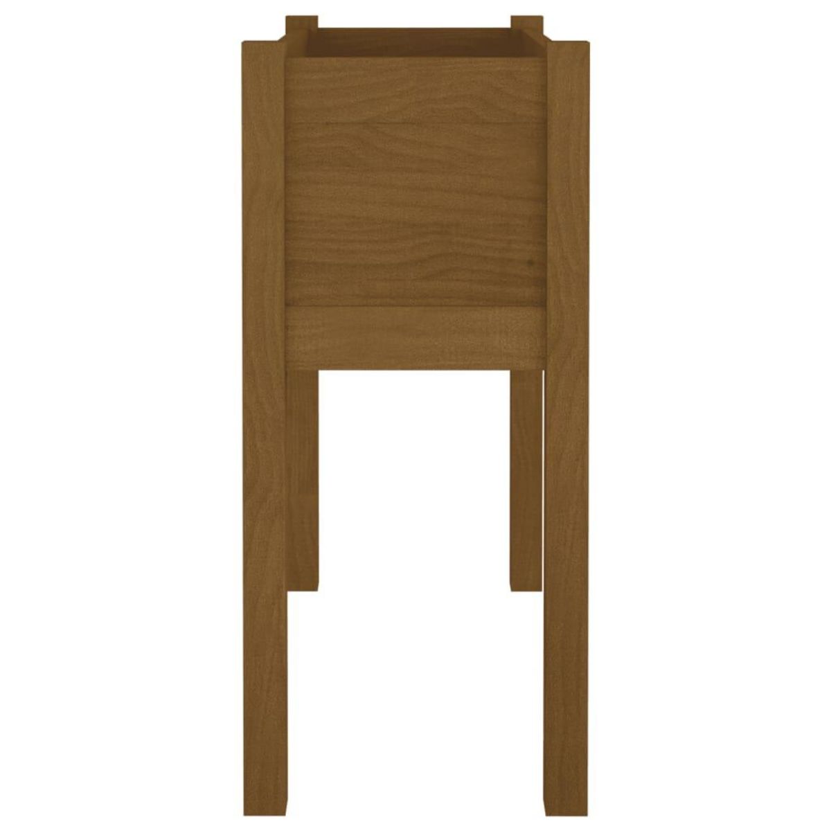 VIDAXL Jardiniere Marron miel 70x31x70 cm Bois de pin massif