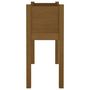 Voir la diapositive 4 : VIDAXL Jardiniere Marron miel 70x31x70 cm Bois de pin massif