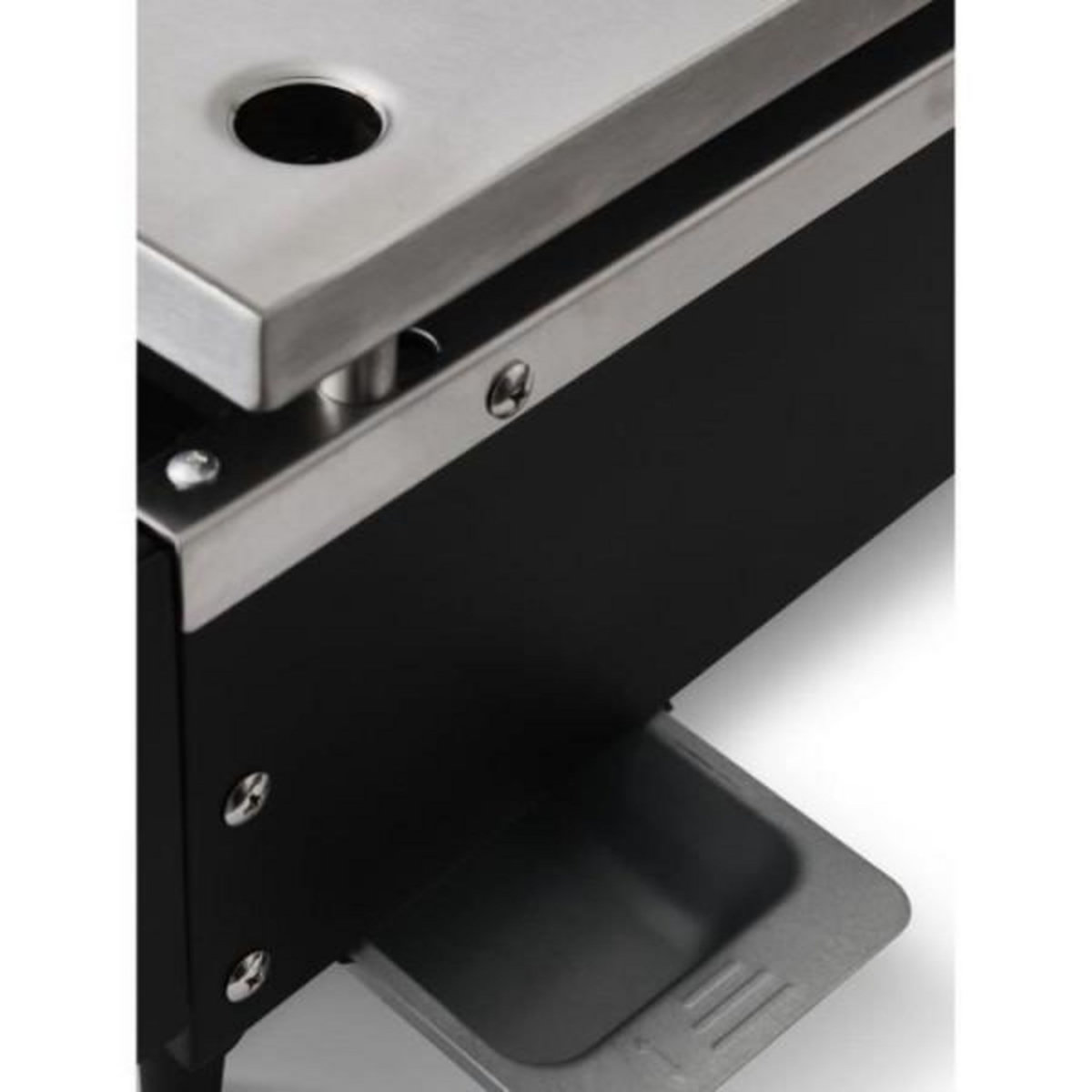 AAAAA Plancha a gaz - COOKING BOX - CUENCA - 3 feux avec housse - 65 X 50 X 23 cm - Noir