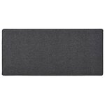 VIDAXL Tapis de couloir Anthracite 80x150 cm