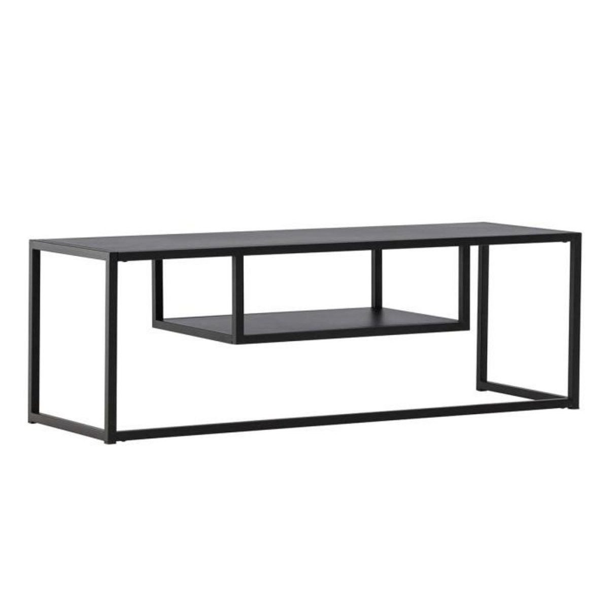 Paris Prix Meuble TV en Métal  Riverside  120cm Noir