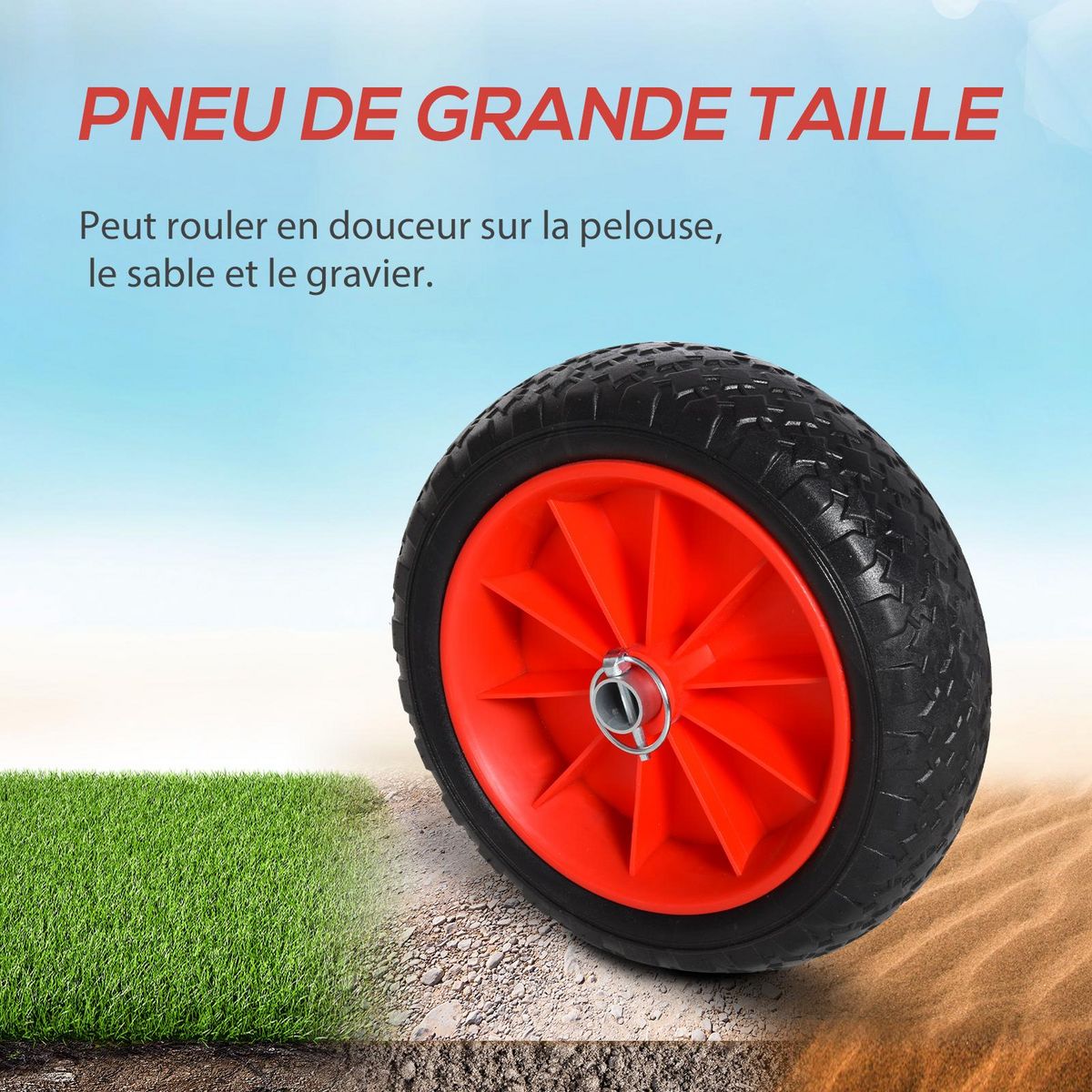 HOMCOM Chariot sit on top kayak chariot de transport pliable pour bateaux canoë ou kayak charge max. 45 Kg alu. mousse antidérapante