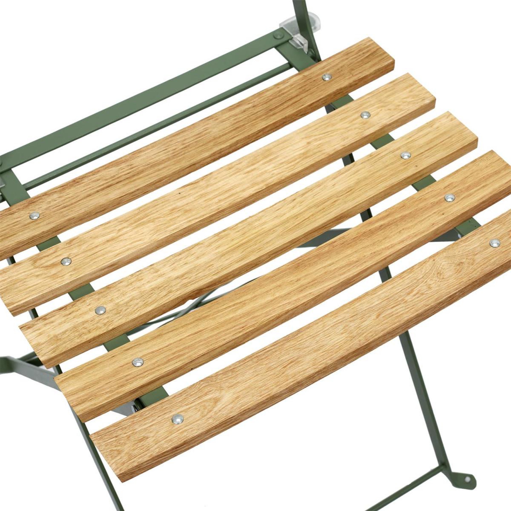 Voir la diapositive 6 : The Home Deco Factory Lot de 2 Chaises Pliantes  Bella Vita  81cm Kaki
