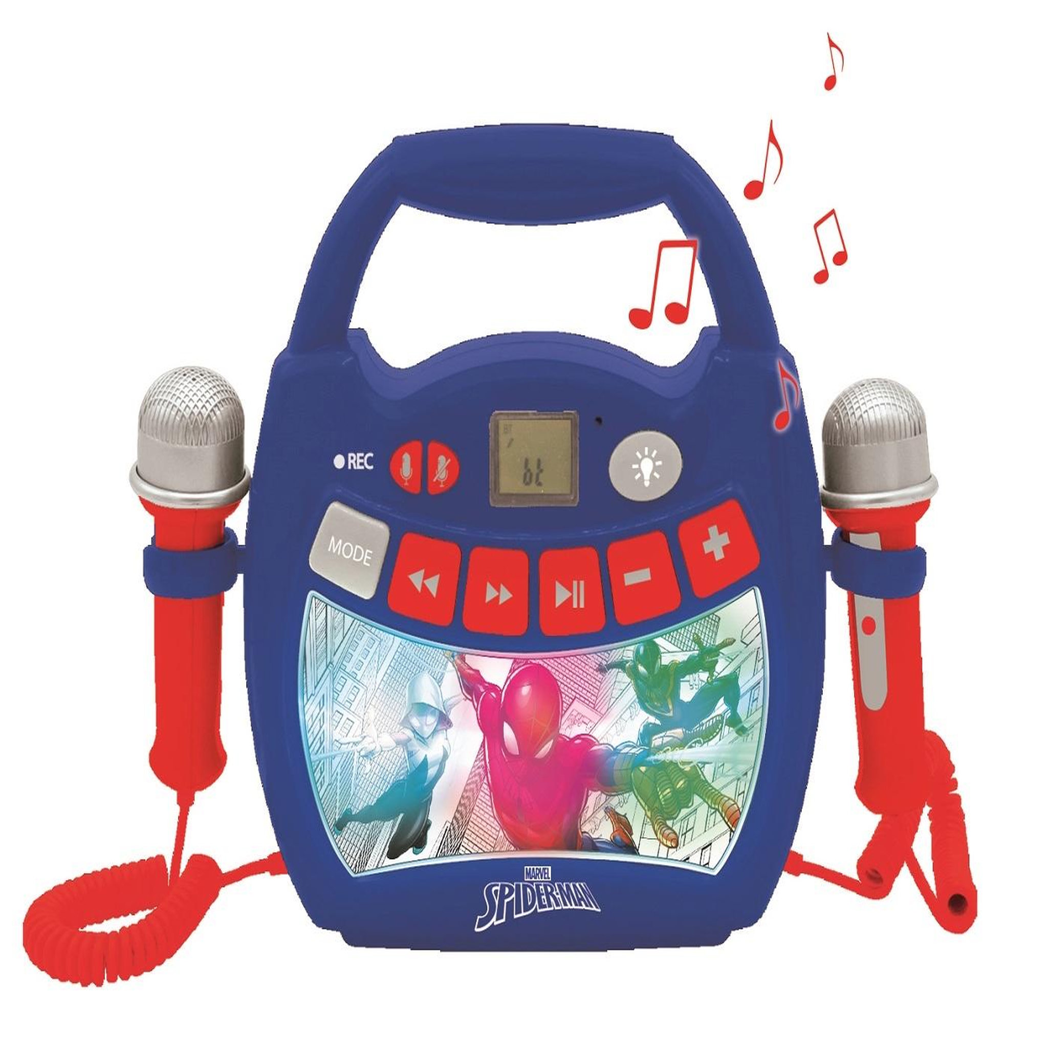 Voir la diapositive 2 : Lexibook Enceinte Bluetooth Spider-Man avec Micros