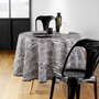 Voir la diapositive 3 : Paris Prix Nappe Ronde Imprimé  Pandore  180cm Noir