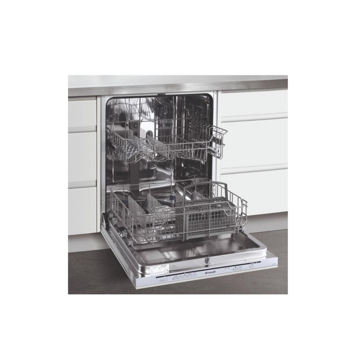 BRANDT Lave-vaisselle tout intégrable 60cm 12 couverts 47db - VH3772J