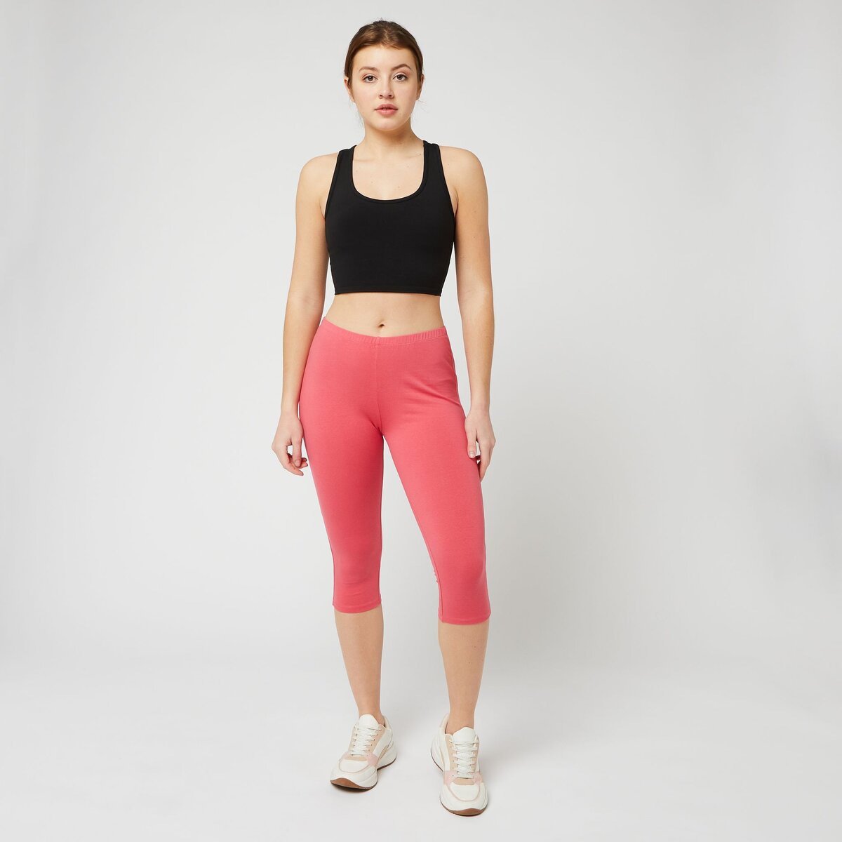 Legging rouge 2024 femme pas cher