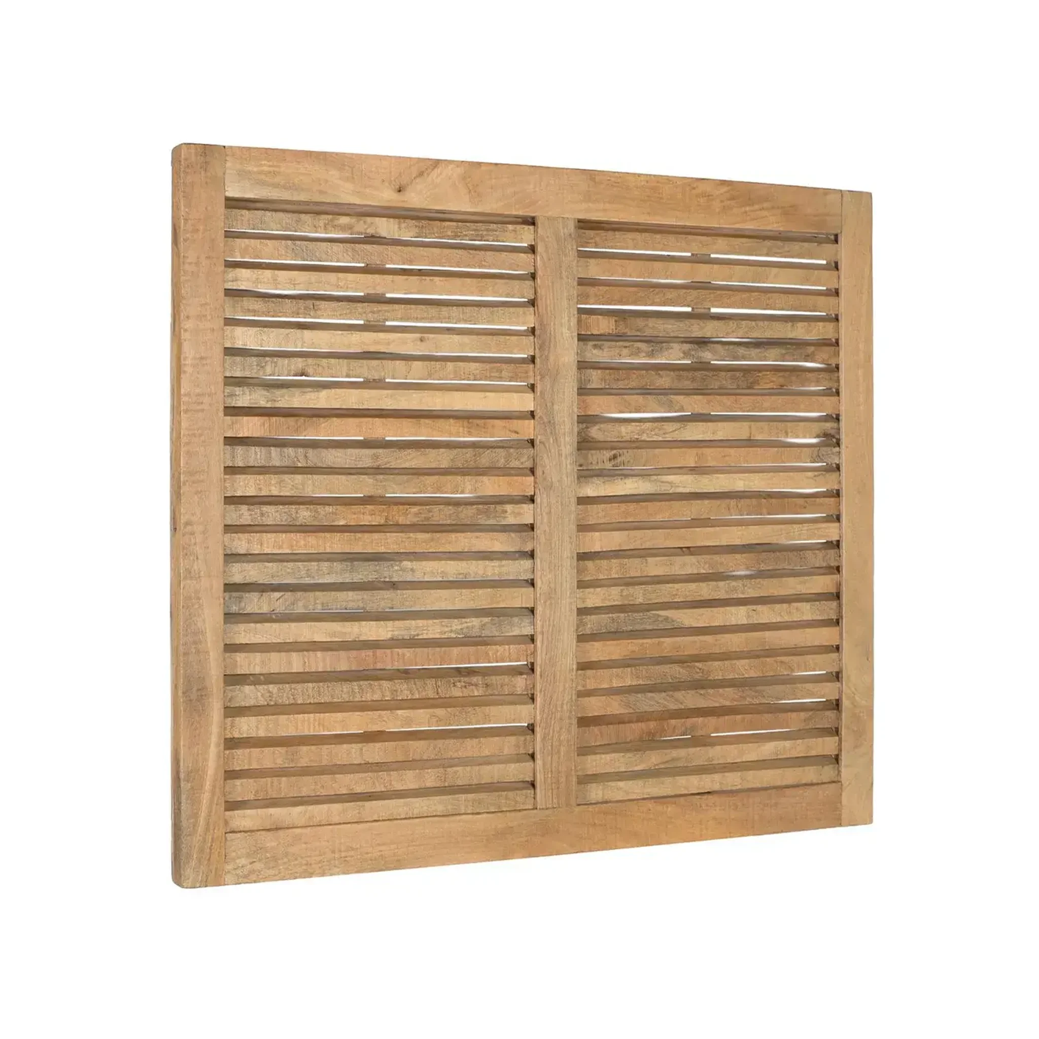Voir la diapositive 3 : GINER Y COLOMER SL Tête de lit en bois de manguier 104 cm style rustique colonial